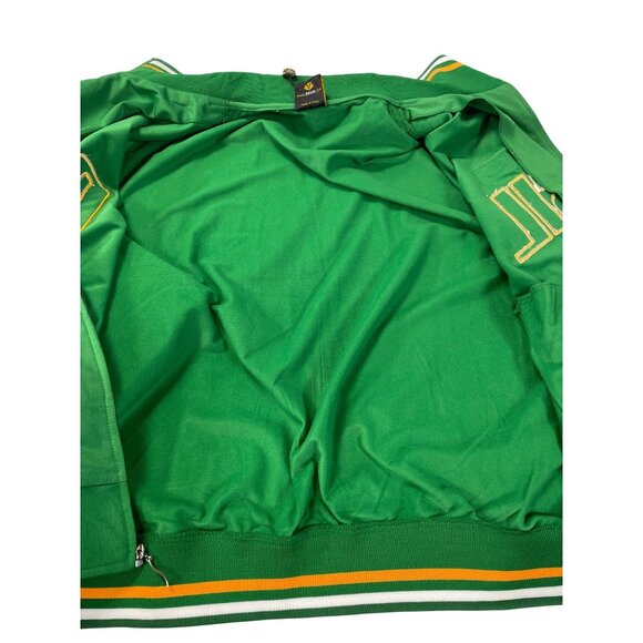 Fifth Sun Brazil mens green full zip track varsity jacket Sz XL SKU 9608 - Picture 9 of 15